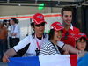 GP GIAPPONE, 10.10.2013- Jules Bianchi (FRA) Marussia F1 Team MR02 with fans