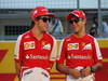 GP GIAPPONE, 10.10.2013- Fernando Alonso (ESP) Ferrari F138 e Felipe Massa (BRA) Ferrari F138