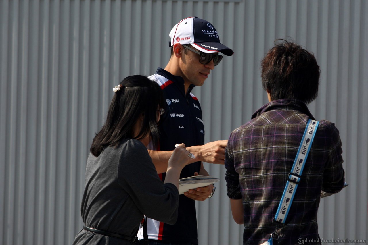 GP GIAPPONE, 12.10.2013- Pastor Maldonado (VEN) Williams F1 Team FW35 