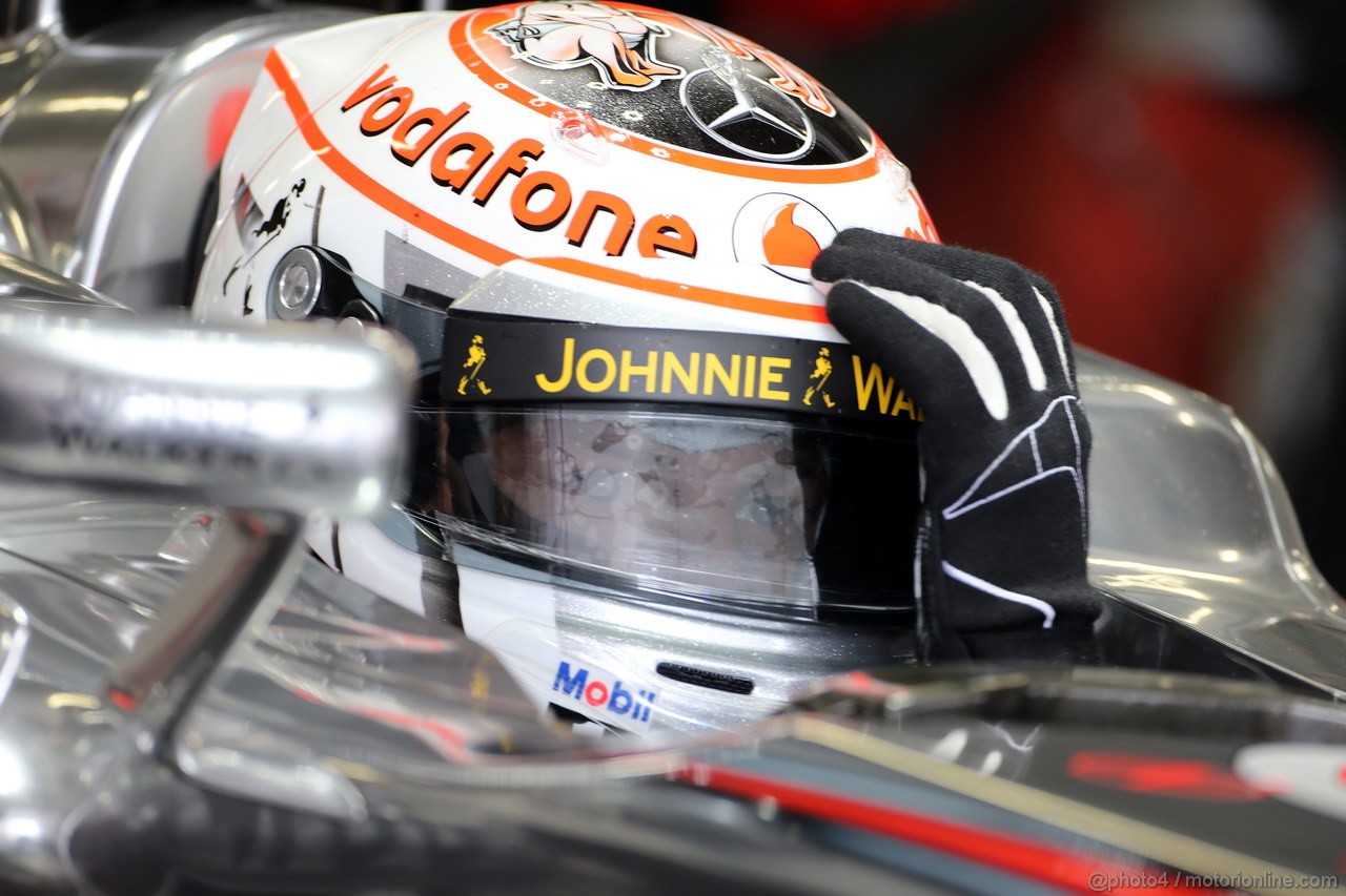 GP GIAPPONE, 12.10.2013- Prove Libere 3, Jenson Button (GBR) McLaren Mercedes MP4-28 