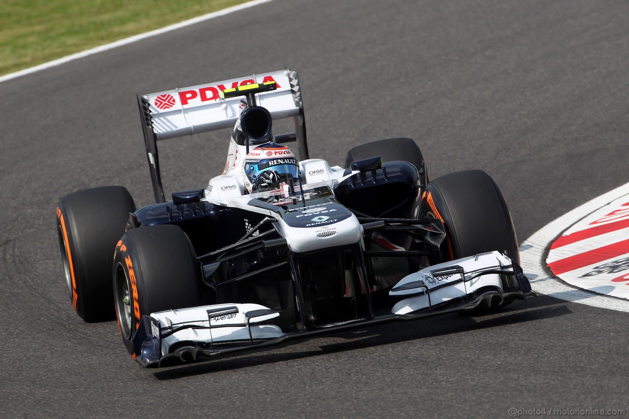 GP GIAPPONE, 12.10.2013- Prove Libere 3, Valtteri Bottas (FIN), Williams F1 Team FW35 