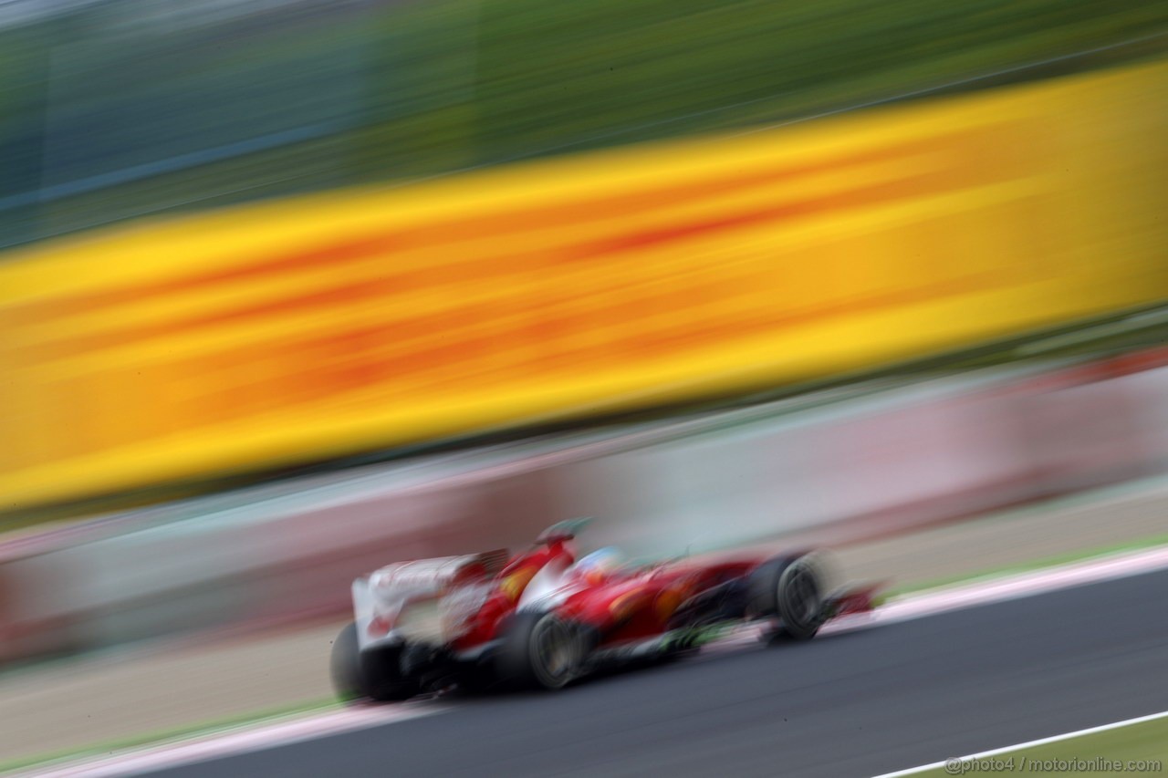 GP GIAPPONE, 12.10.2013- Prove Libere 3, Fernando Alonso (ESP) Ferrari F138 