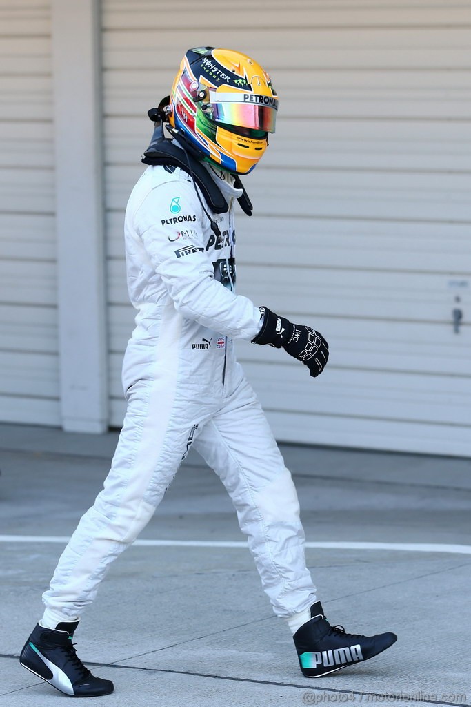 GP GIAPPONE, 12.10.2013- Qualifiche, Lewis Hamilton (GBR) Mercedes AMG F1 W04 