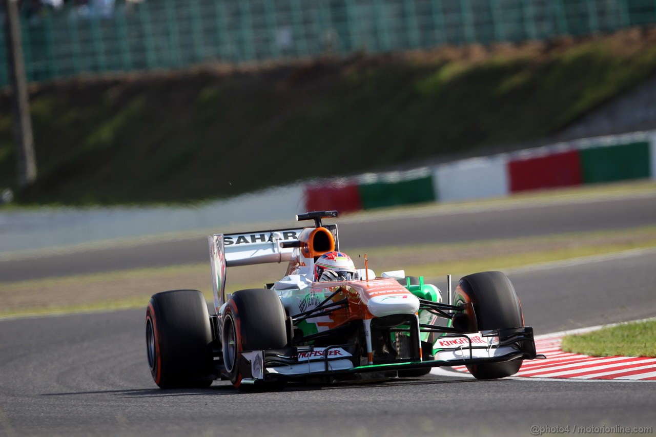GP GIAPPONE, 12.10.2013- Qualifiche, Paul di Resta (GBR) Sahara Force India F1 Team VJM06 