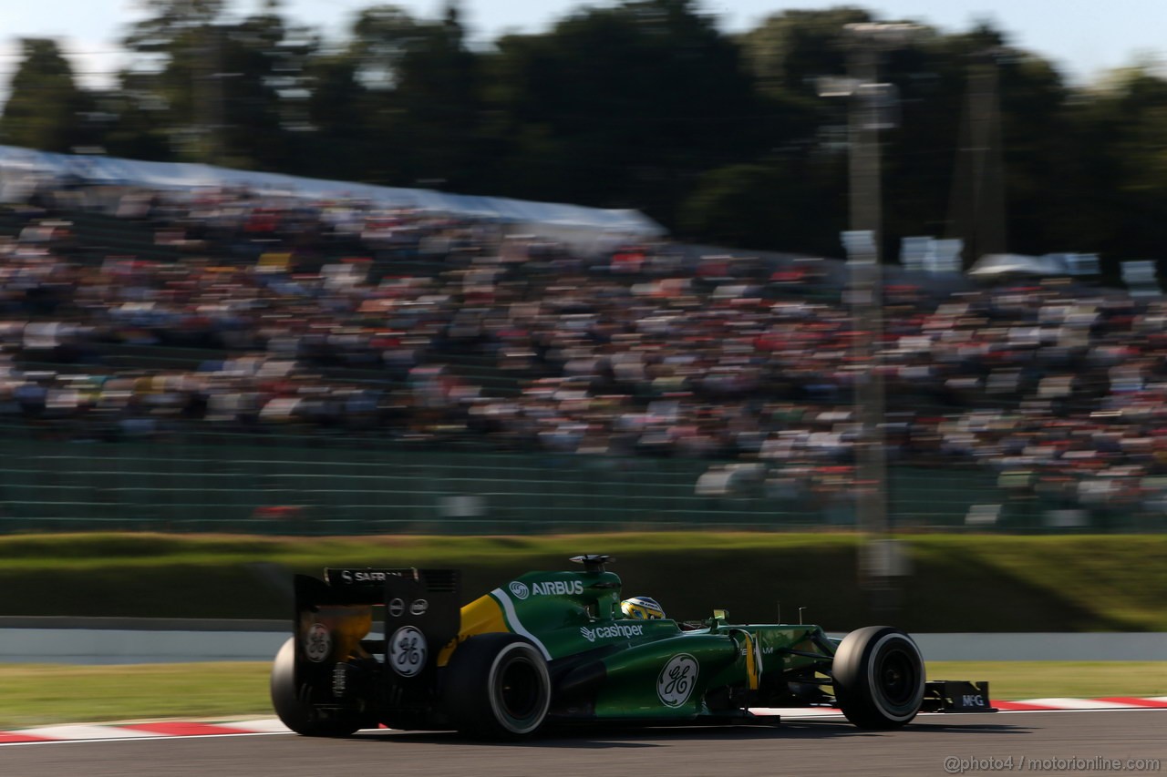 GP GIAPPONE, 12.10.2013- Qualifiche, Charles Pic (FRA) Caterham F1 Team CT03 