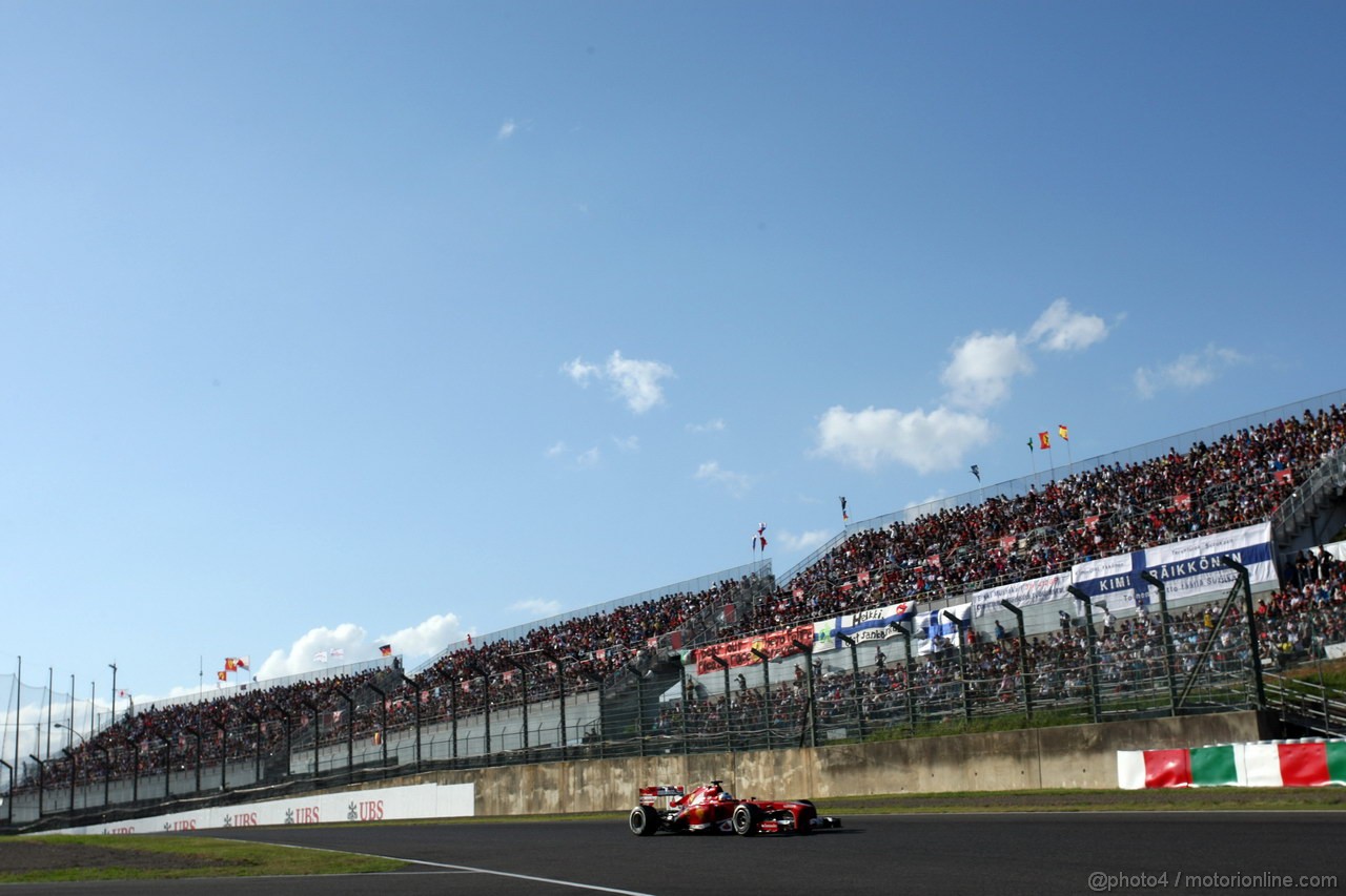 GP GIAPPONE, 12.10.2013- Qualifiche, Fernando Alonso (ESP) Ferrari F138 
