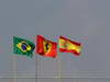 GP GIAPPONE, 12.10.2013- Free Practice 3, Brazilian, Ferrari e Spanish flags