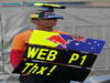GP GIAPPONE, 12.10.2013- A Mark Webber (AUS) Red Bull Racing RB9 fan