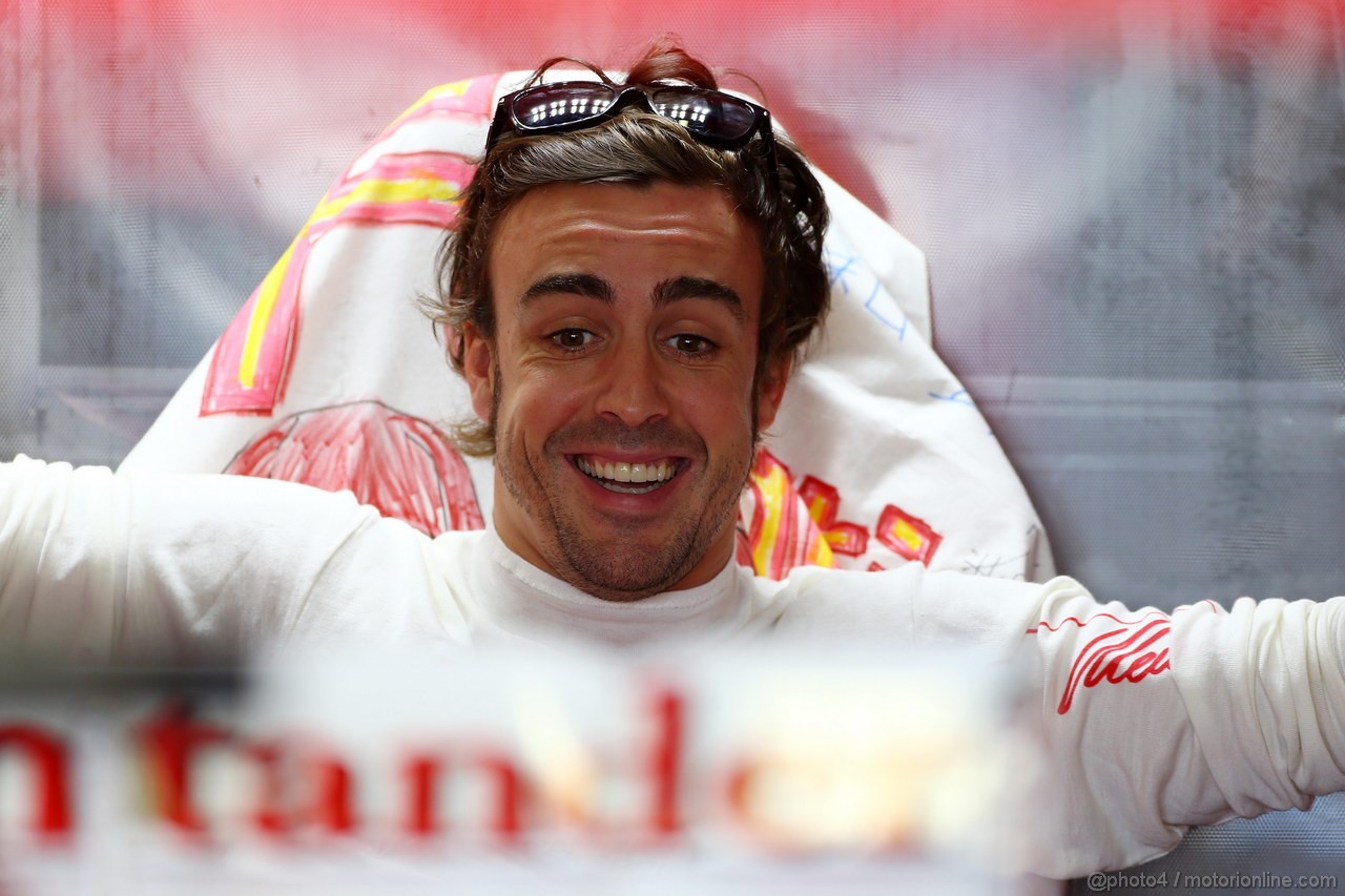 GP GIAPPONE, 11.10.2013- Prove Libere 1, Fernando Alonso (ESP) Ferrari F138 