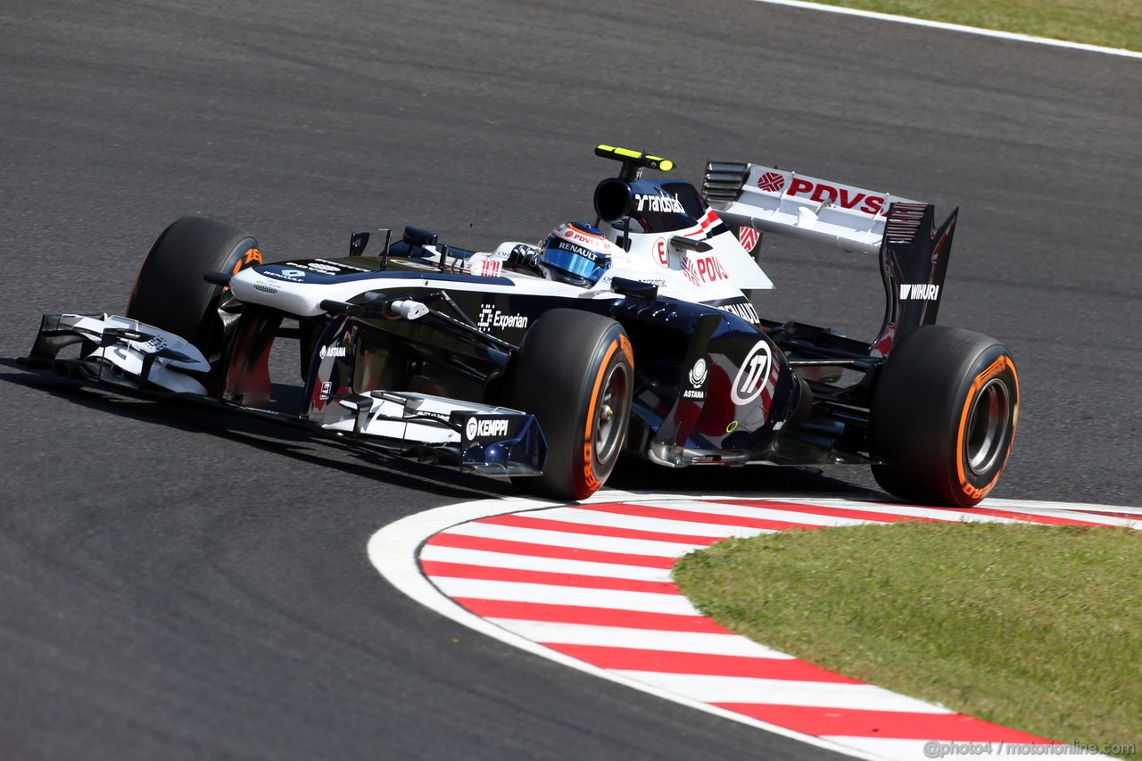GP GIAPPONE, 11.10.2013- Prove Libere 1, Pastor Maldonado (VEN) Williams F1 Team FW35 