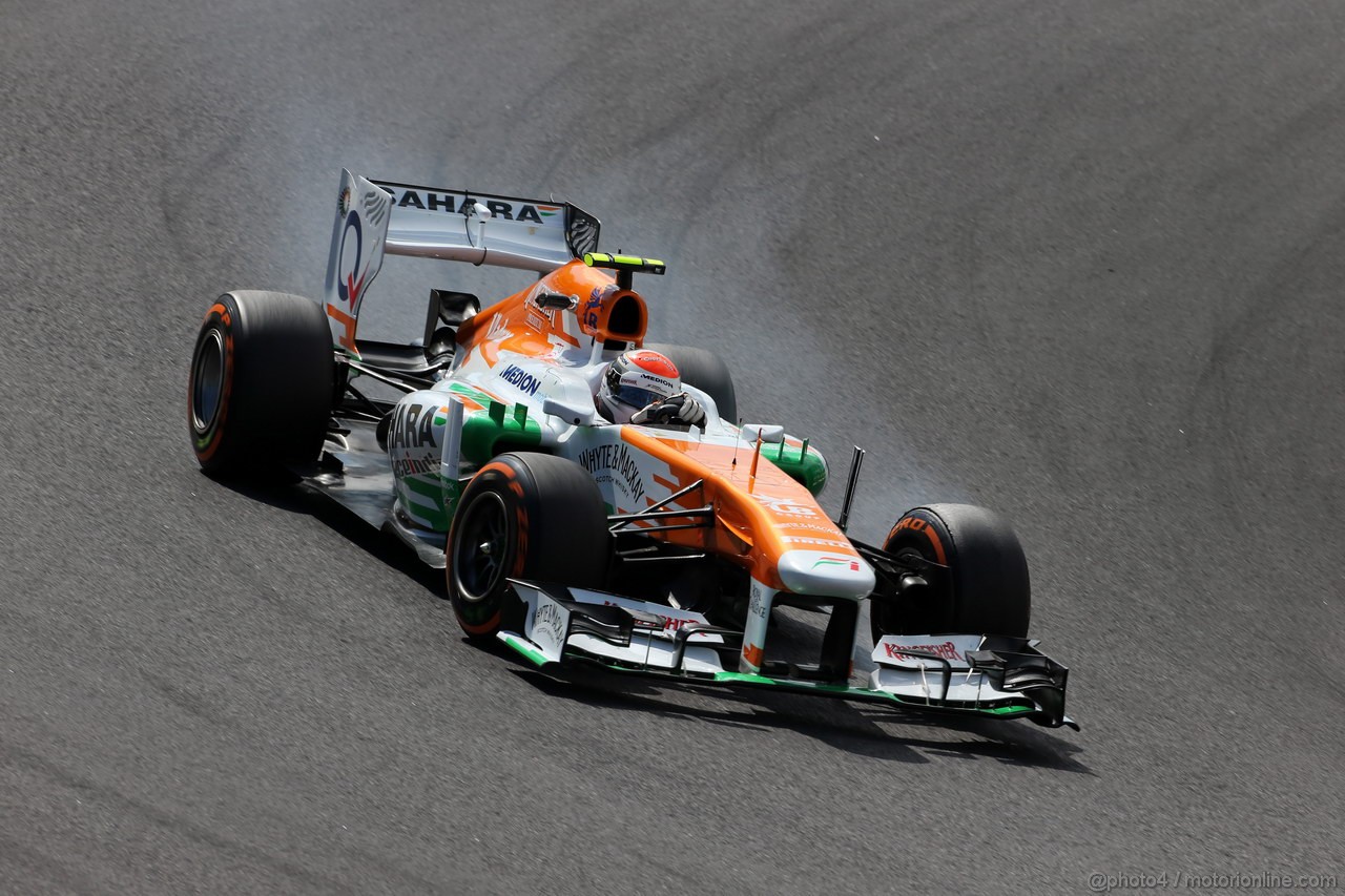 GP GIAPPONE, 11.10.2013- Prove Libere 1, Adrian Sutil (GER), Sahara Force India F1 Team VJM06 
