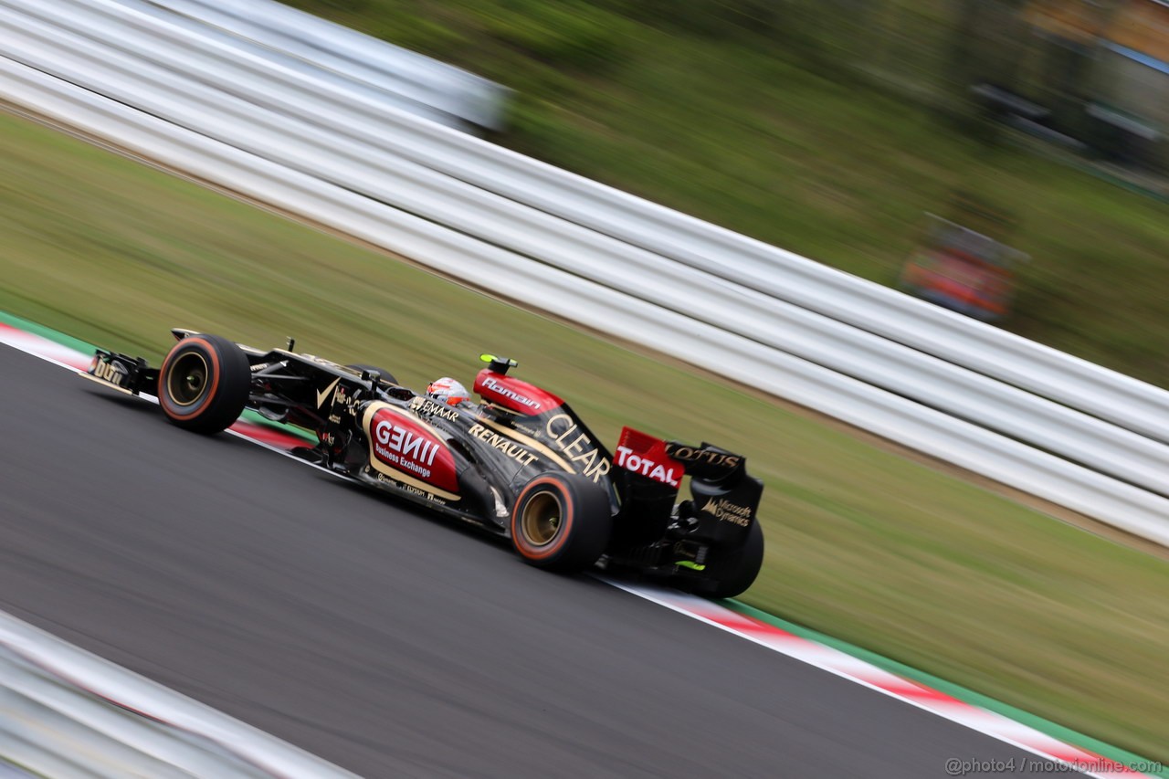 GP GIAPPONE, 11.10.2013- Prove Libere 1, Romain Grosjean (FRA) Lotus F1 Team E21 