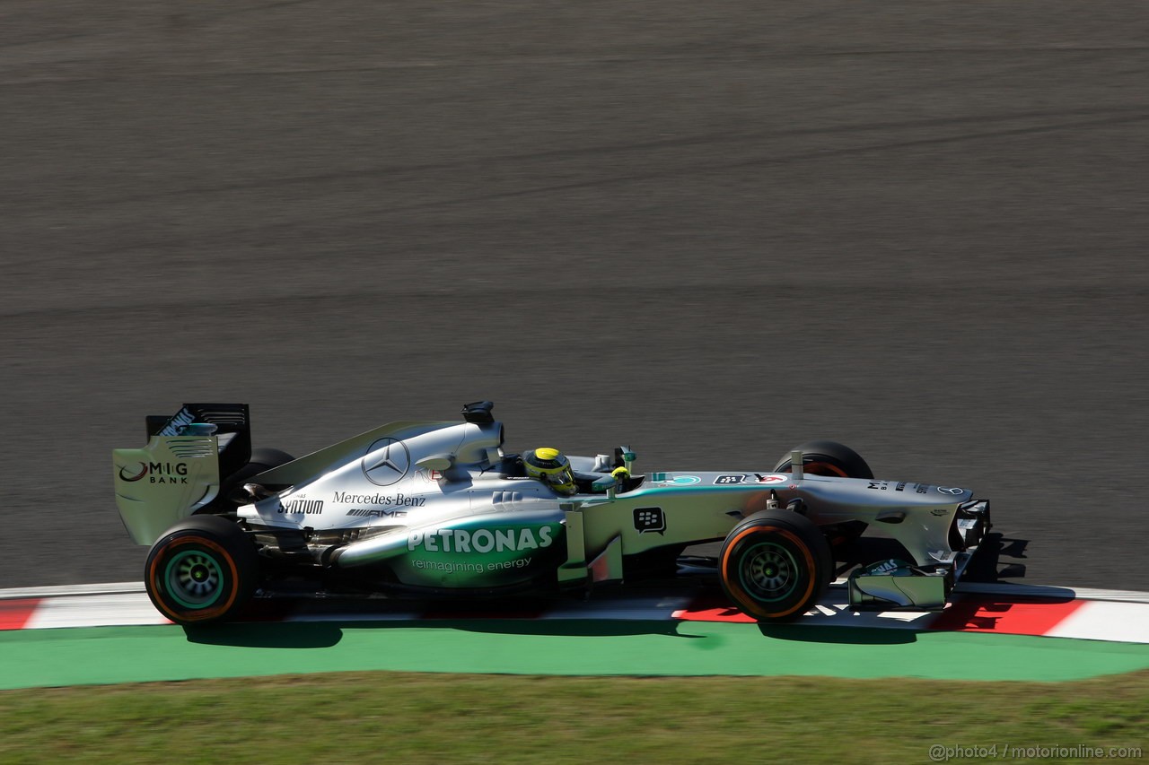 GP GIAPPONE, 11.10.2013- Prove Libere 1, Lewis Hamilton (GBR) Mercedes AMG F1 W04 