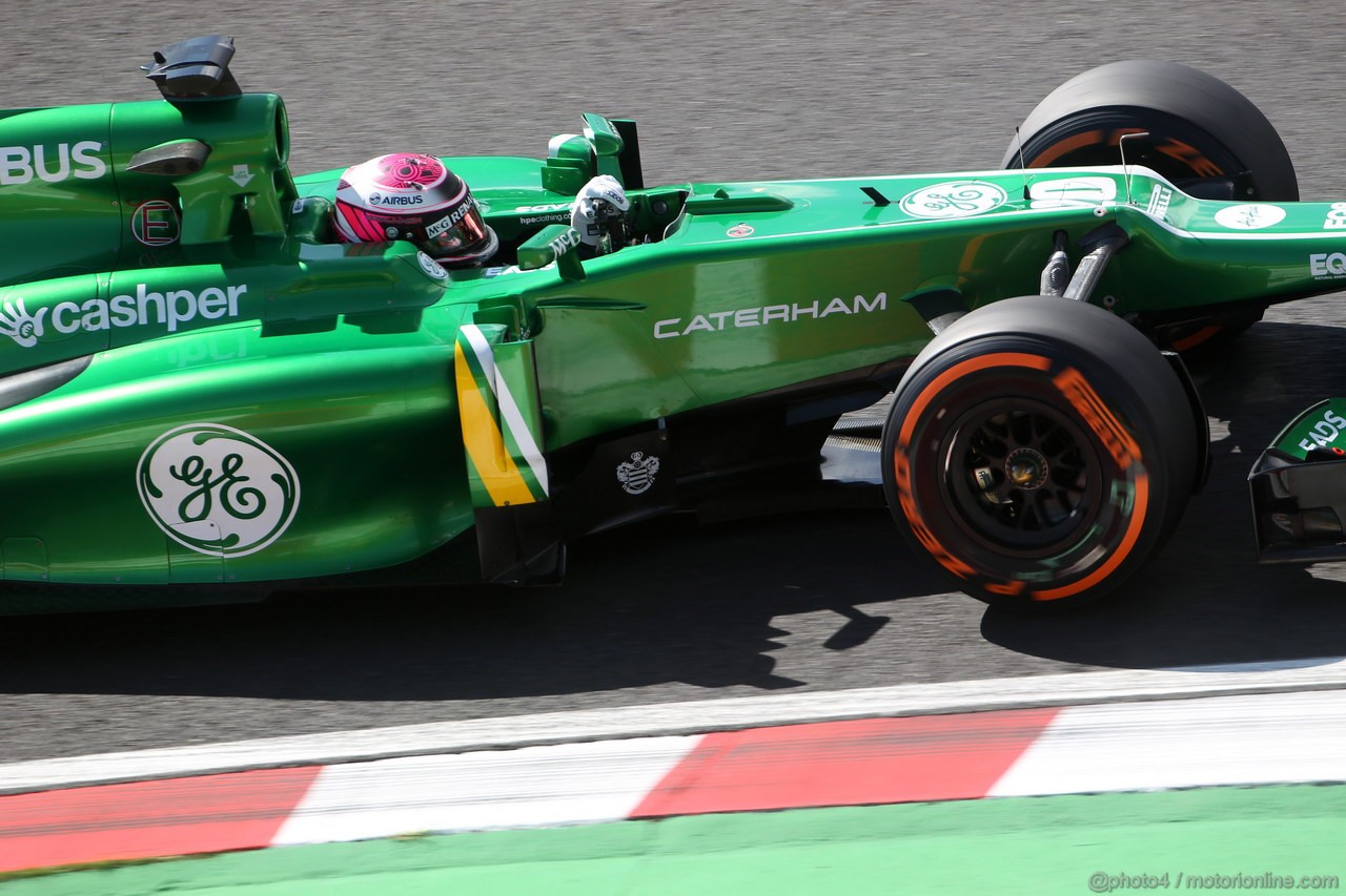 GP GIAPPONE, 11.10.2013- Prove Libere 1, Heikki Kovalainen (FIN) Caterham F1 Team CT03, Test Driver 