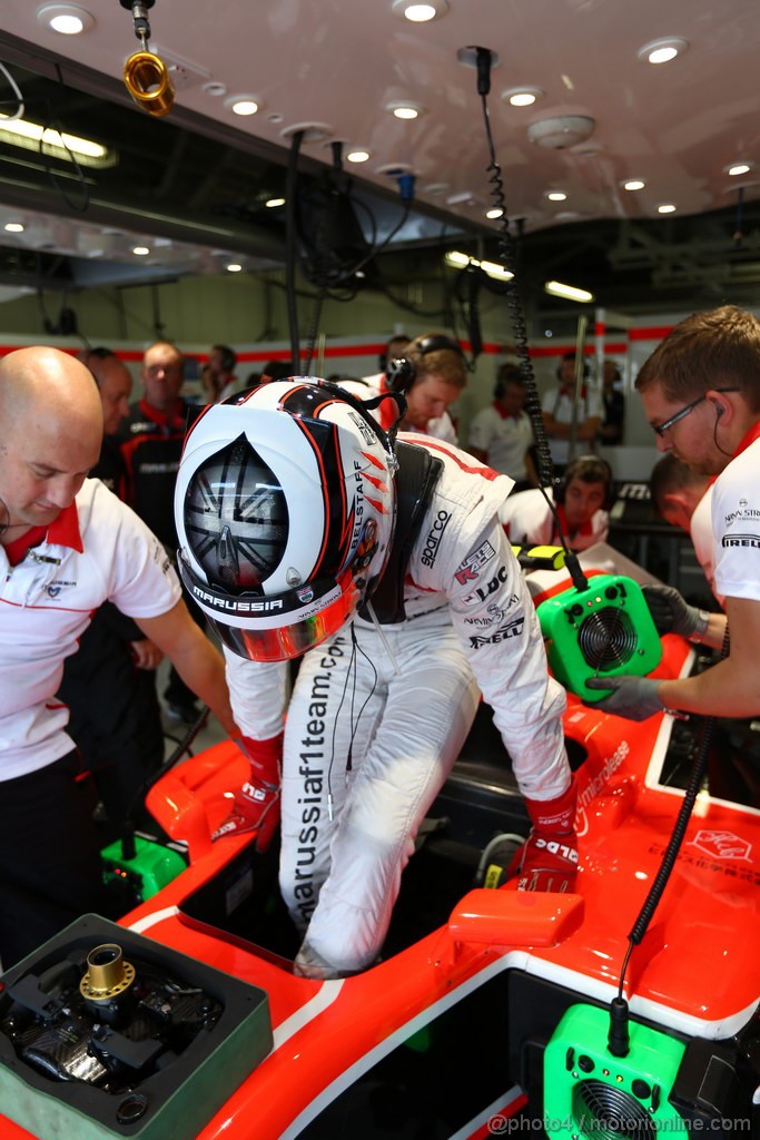 GP GIAPPONE, 11.10.2013- Prove Libere 1, Max Chilton (GBR), Marussia F1 Team MR02 