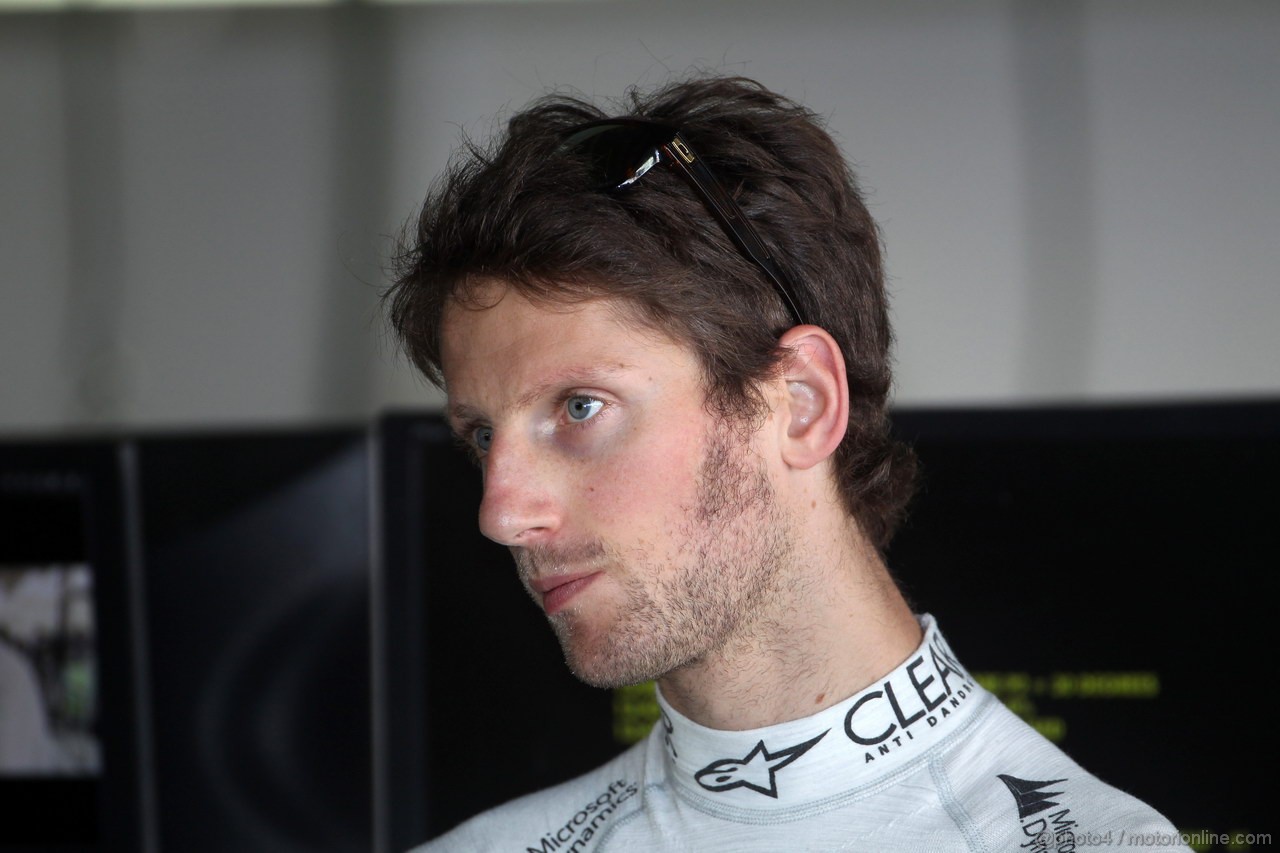 GP GIAPPONE, 11.10.2013- Prove Libere 2, Romain Grosjean (FRA) Lotus F1 Team E21 