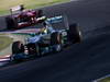 GP GIAPPONE, 11.10.2013- Free Practice 2, Lewis Hamilton (GBR) Mercedes AMG F1 W04 davanti a Fernando Alonso (ESP) Ferrari F138 