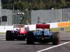 GP GIAPPONE, 11.10.2013- Free Practice 2, Fernando Alonso (ESP) Ferrari F138 e Jenson Button (GBR) McLaren Mercedes MP4-28 