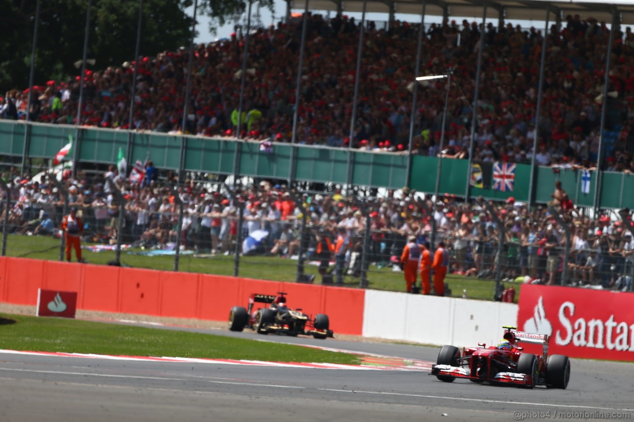 GP GRAN BRETAGNA, 30.06.2013- Gara: Felipe Massa (BRA) Ferrari F138