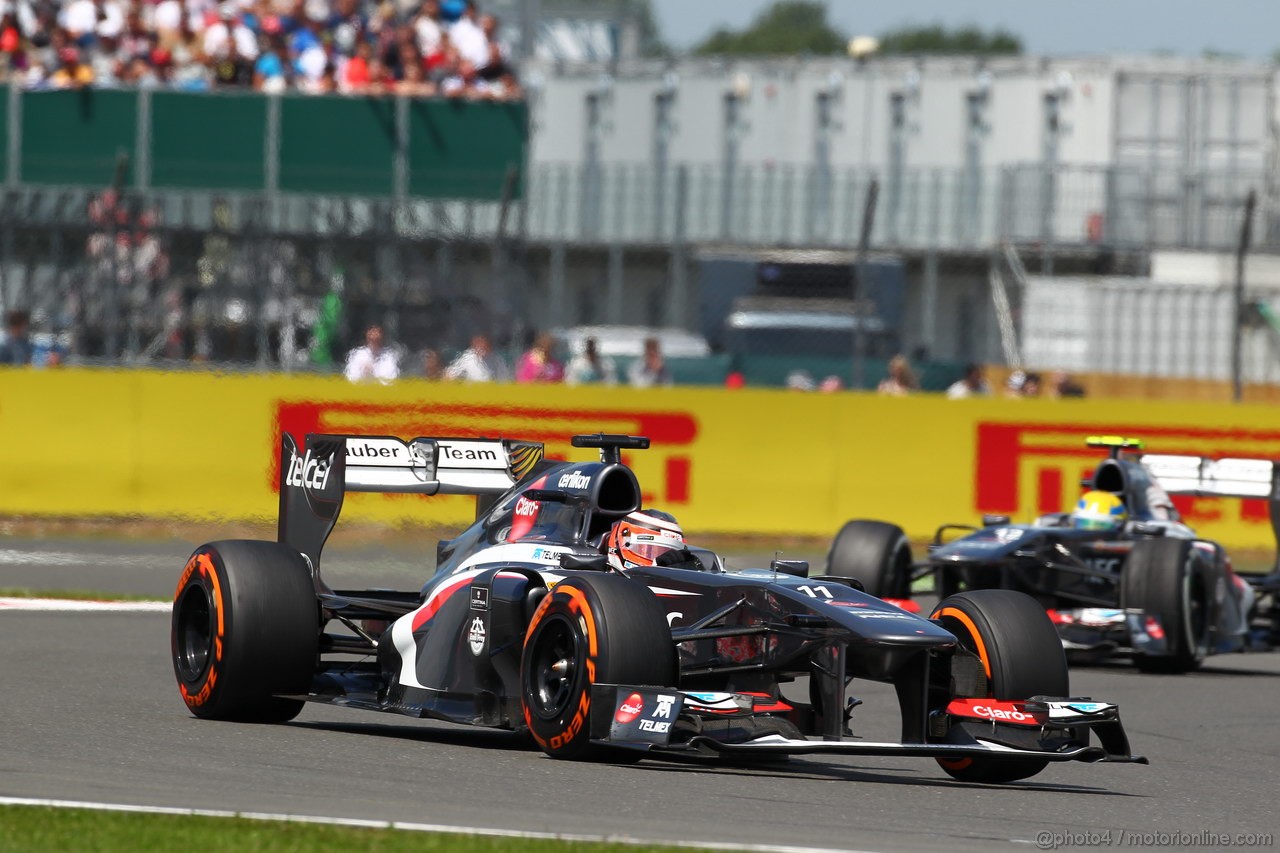 GP GRAN BRETAGNA, 30.06.2013- Gara: Nico Hulkenberg (GER) Sauber F1 Team C32