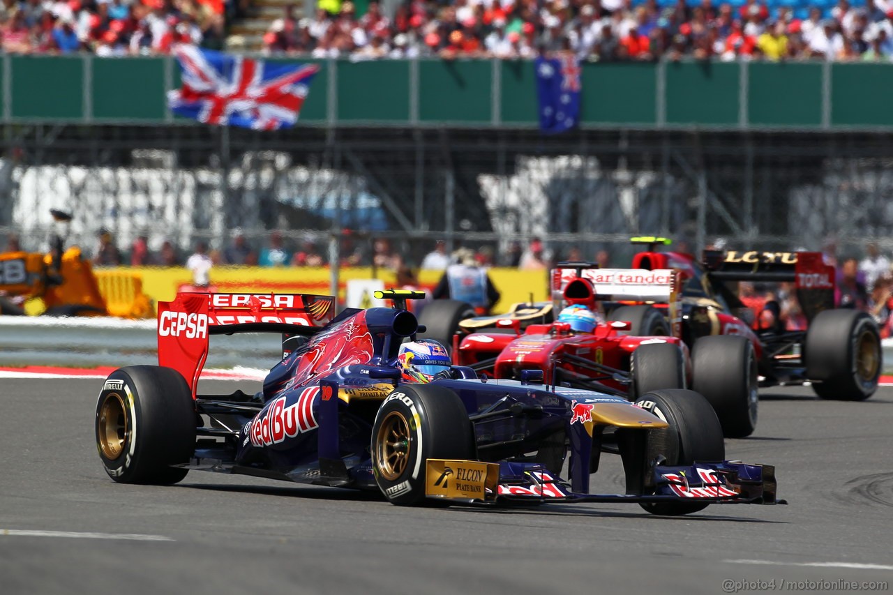 GP GRAN BRETAGNA, 30.06.2013- Gara: Daniel Ricciardo (AUS) Scuderia Toro Rosso STR8