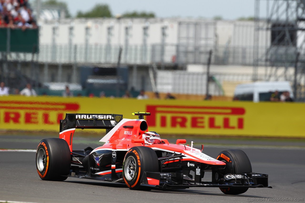 GP GRAN BRETAGNA, 30.06.2013- Gara: Max Chilton (GBR), Marussia F1 Team MR02