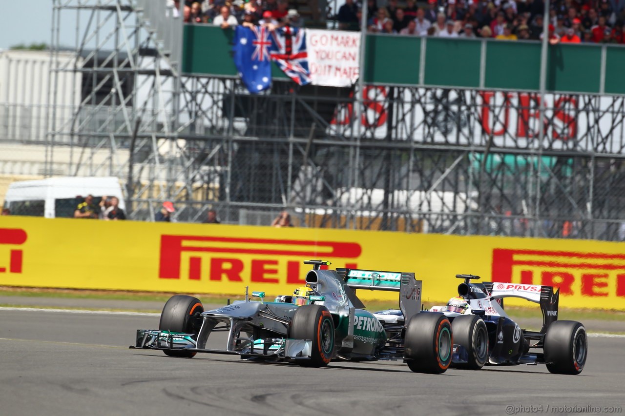 GP GRAN BRETAGNA, 30.06.2013- Gara: Lewis Hamilton (GBR) Mercedes AMG F1 W04