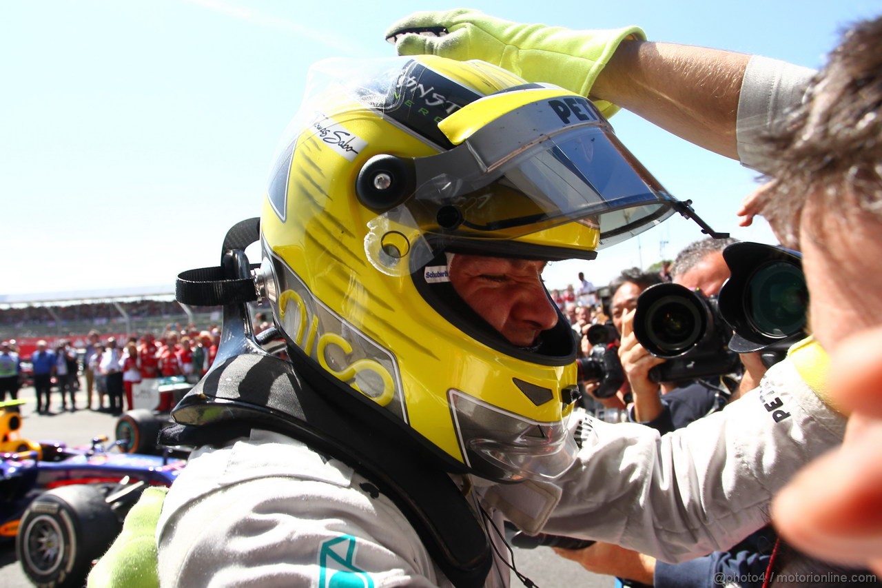 GP GRAN BRETAGNA, 30.06.2013- winner Nico Rosberg (GER) Mercedes AMG F1 W04