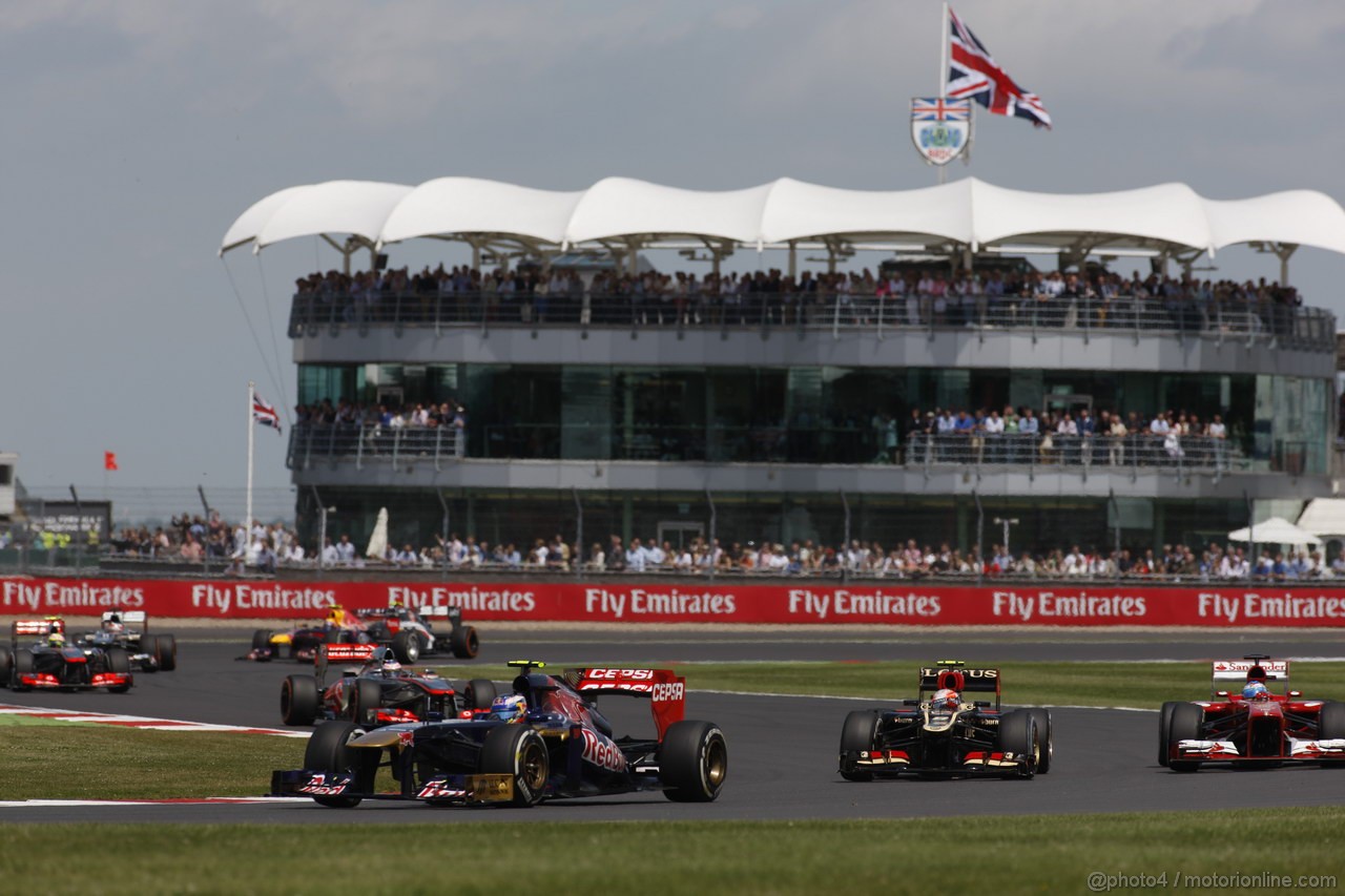 GP GRAN BRETAGNA, 30.06.2013- Gara, Daniel Ricciardo (AUS) Scuderia Toro Rosso STR8