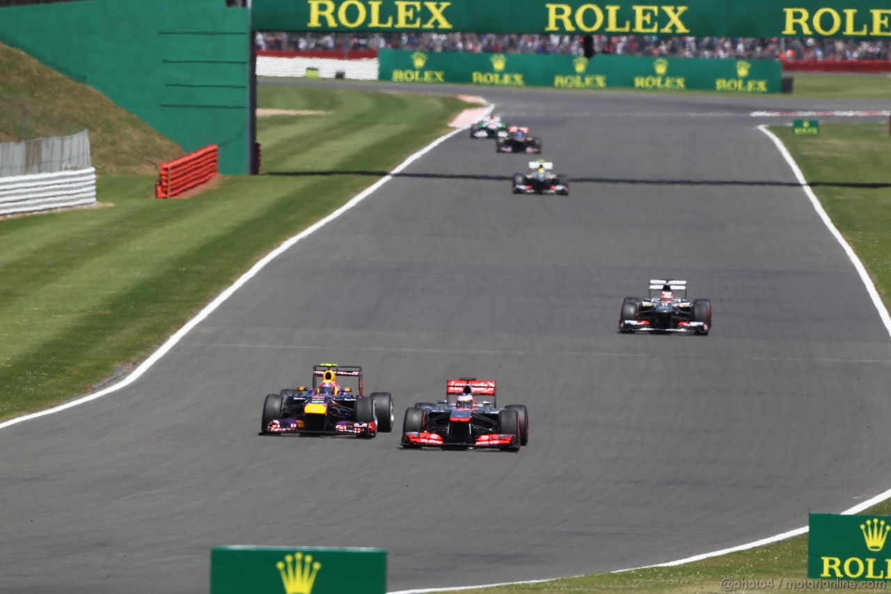 GP GRAN BRETAGNA, 30.06.2013- Gara, Mark Webber (AUS) Red Bull Racing RB9