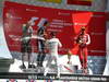 GROSSBRITANNIEN GP, 30.06.2013 – Podium: Sieger Nico Rosberg (GER) Mercedes AMG F1 W04, 2. Mark Webber (AUS) Red Bull Racing RB9, 3. Fernando Alonso (ESP) Ferrari F138