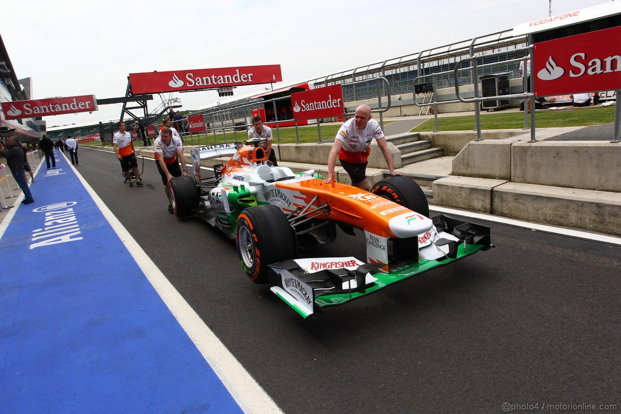 GP GRAN BRETAGNA, 27.06.2013- Adrian Sutil (GER), Sahara Force India F1 Team VJM06 