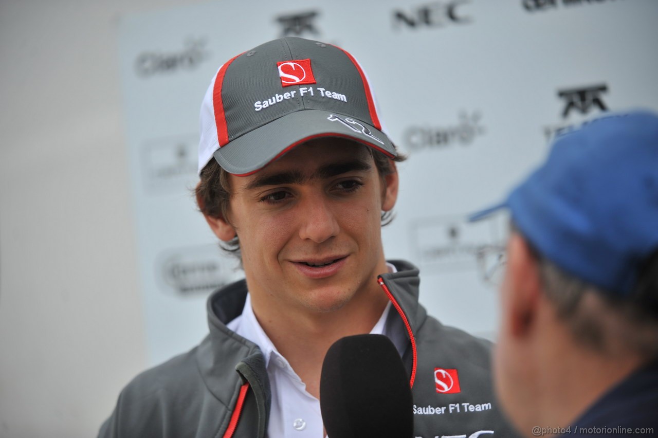 GP GRAN BRETAGNA, 27.06.2013- Esteban Gutierrez (MEX), Sauber F1 Team C32 
