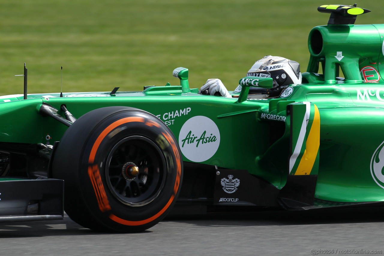 GP GRAN BRETAGNA, 29.06.2013- Free Pratice 3, Giedo Van der Garde (NED), Caterham F1 Team CT03