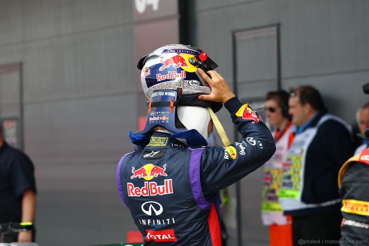 GP GRAN BRETAGNA, 29.06.2013- Qualifiche, Sebastian Vettel (GER) Red Bull Racing RB9 (terzo)