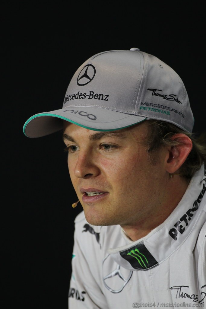GP GRAN BRETAGNA, 29.06.2013- Qualifiche, Nico Rosberg (GER) Mercedes AMG F1 W04 (secondo)