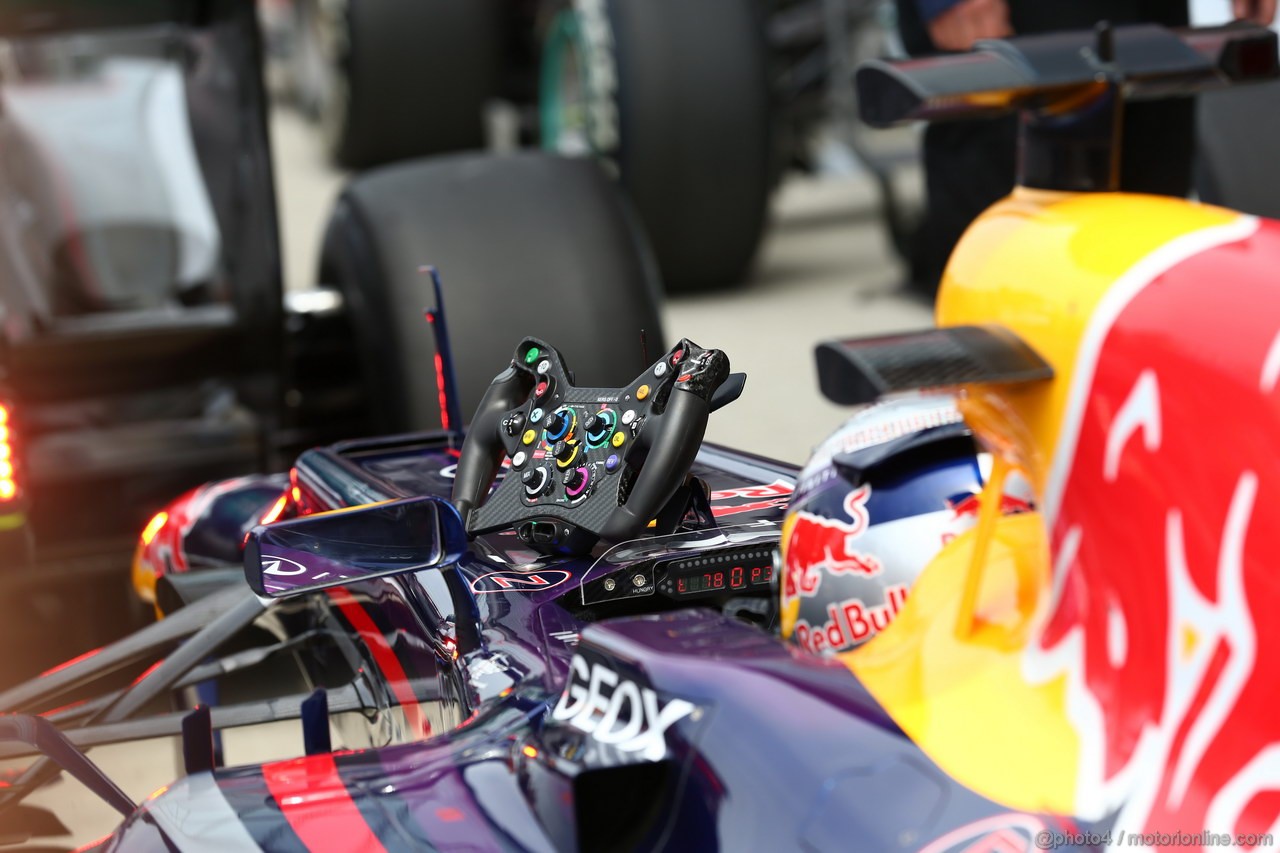 GP GRAN BRETAGNA, 29.06.2013- Qualifiche, Sebastian Vettel (GER) Red Bull Racing RB9
