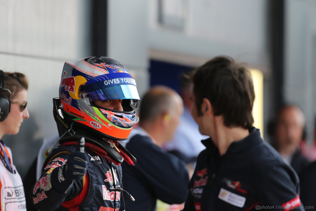 GP GRAN BRETAGNA, 29.06.2013- Qualifiche, Daniel Ricciardo (AUS) Scuderia Toro Rosso STR8