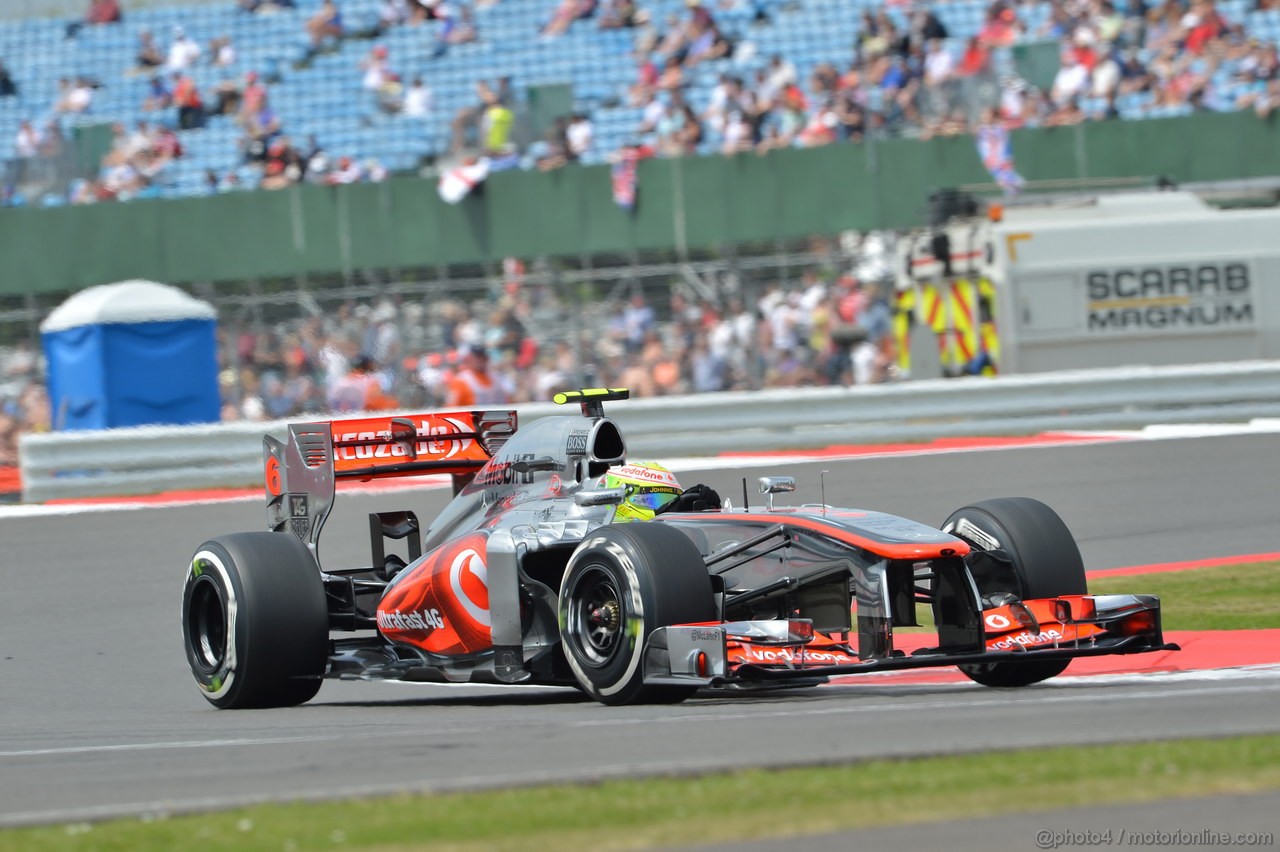 GP GRAN BRETAGNA, 29.06.2013- Qualifiche, Sergio Perez (MEX) McLaren MP4-28