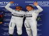 GP GRAN BRETAGNA, 29.06.2013- Qualifiche, Lewis Hamilton (GBR) Mercedes AMG F1 W04 (pole position) e Nico Rosberg (GER) Mercedes AMG F1 W04 (secondo)