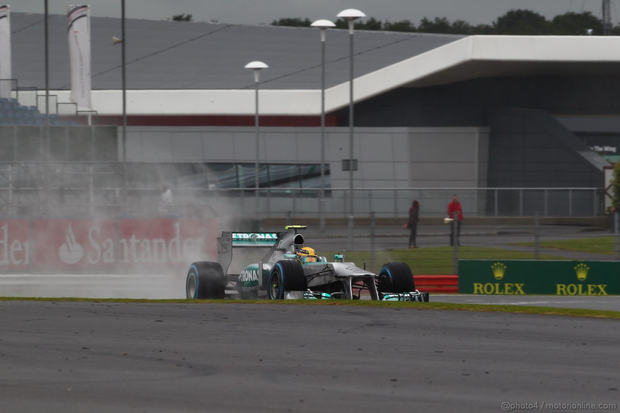 GP GRAN BRETAGNA, 28.06.2013- Free Pratice 1, Lewis Hamilton (GBR) Mercedes AMG F1 W04