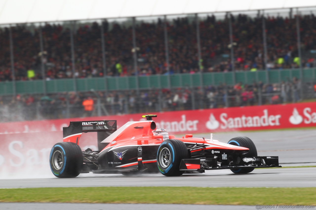 GP GRAN BRETAGNA, 28.06.2013- Free Pratice 1, Max Chilton (GBR), Marussia F1 Team MR02