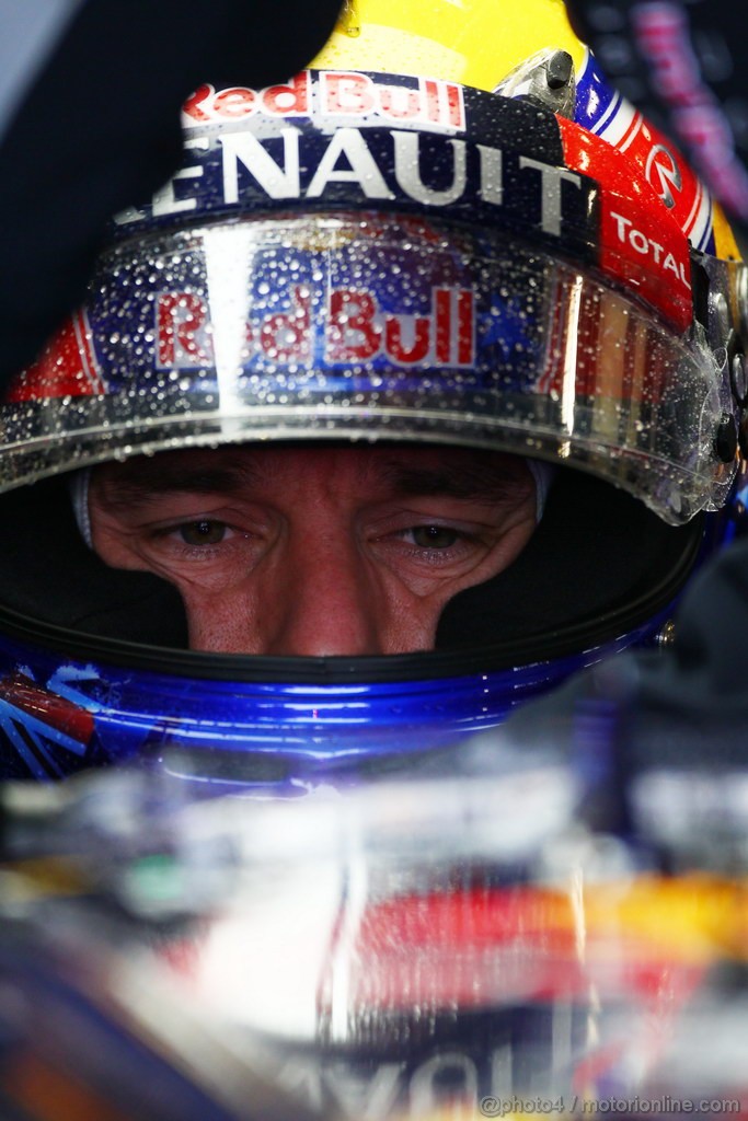 GP GRAN BRETAGNA, 28.06.2013- Free Pratice 1, Mark Webber (AUS) Red Bull Racing RB9