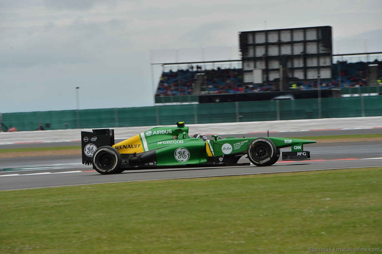GP GRAN BRETAGNA, 28.06.2013- Free Pratice 2, Giedo Van der Garde (NED), Caterham F1 Team CT03