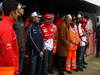 GP GRAN BRETAGNA, 28.06.2013- One minutes silence in memory of the Montreal marshal Mark Robinson