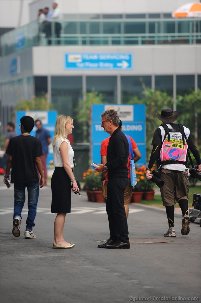 GP INDIA, 27.10.2013- Eddie Jordan (GBR) 