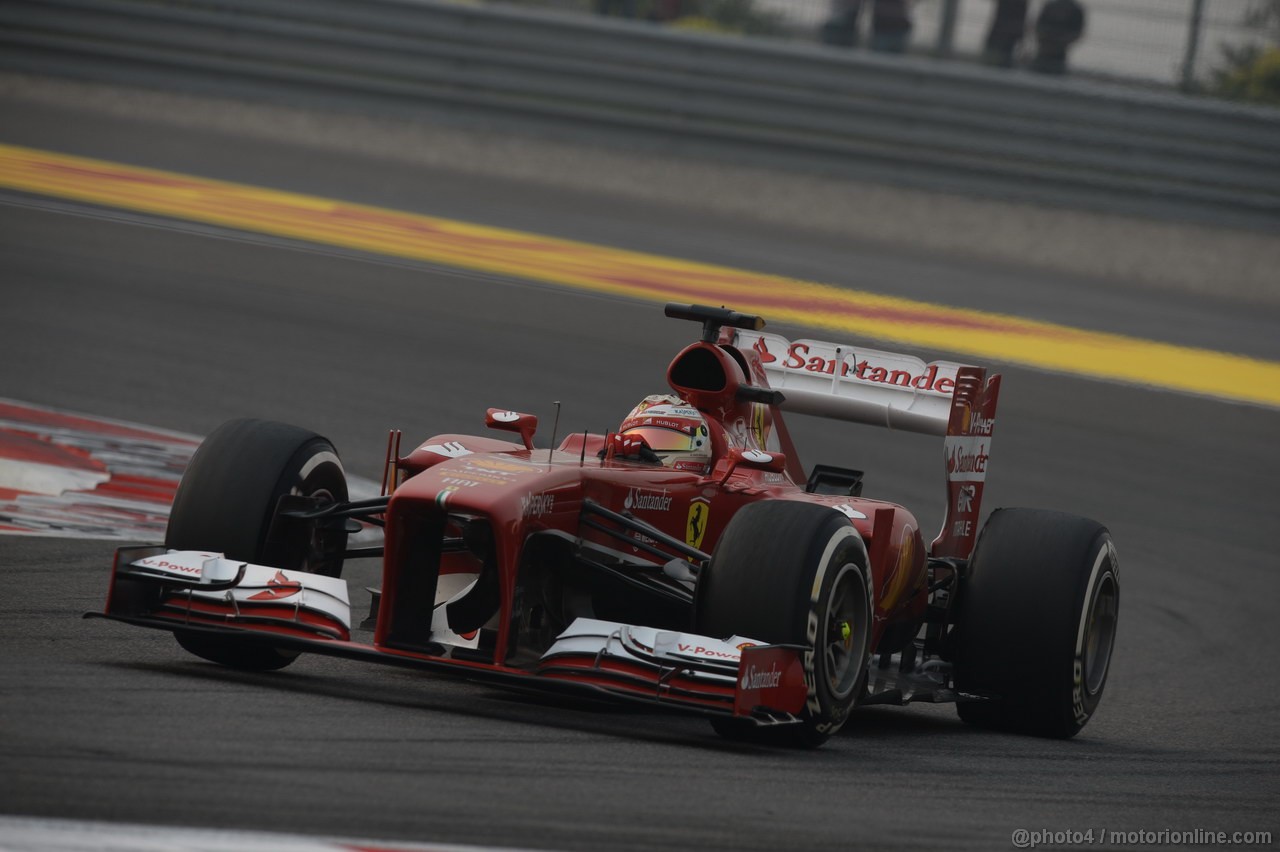 GP INDIA, 27.10.2013- Gara: Fernando Alonso (ESP) Ferrari F138 