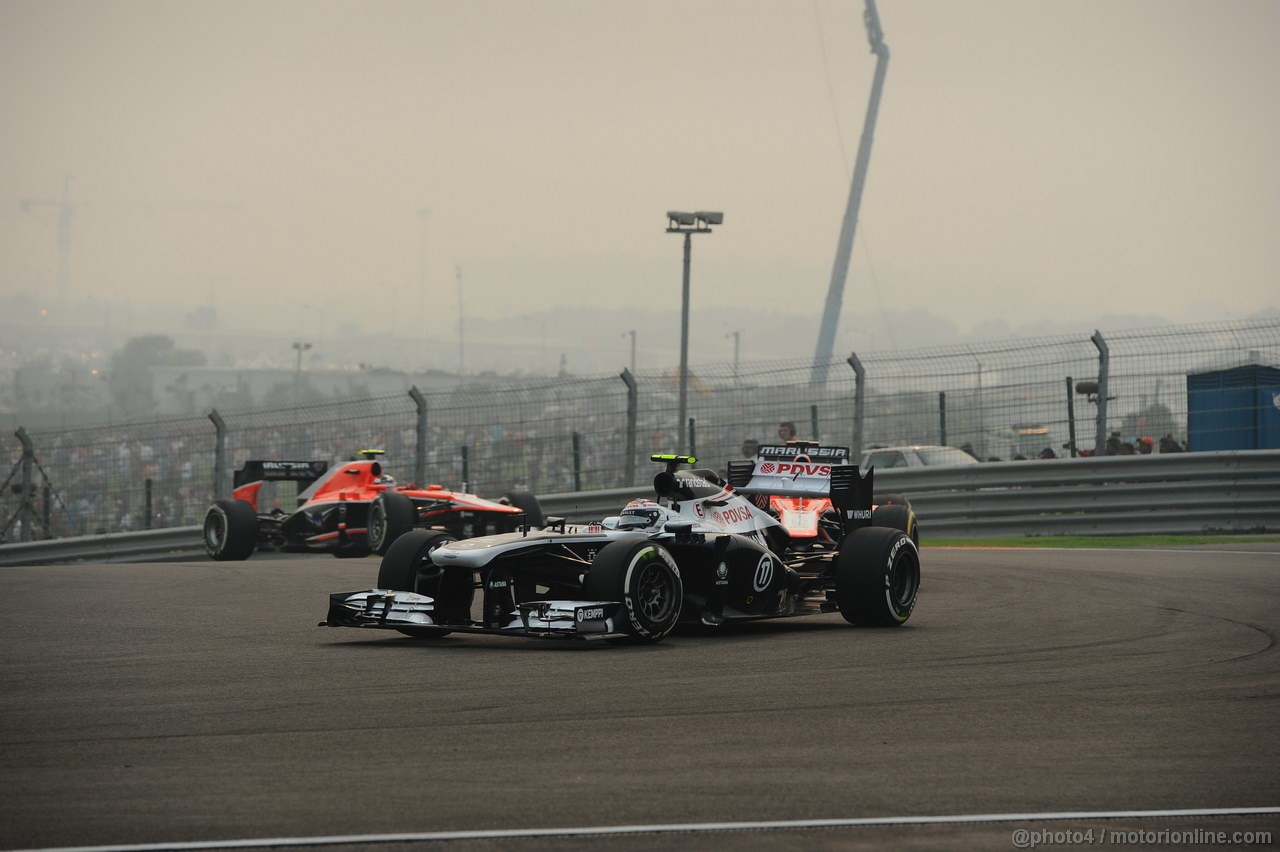 GP INDIA, 27.10.2013- Gara: Valtteri Bottas (FIN), Williams F1 Team FW35 