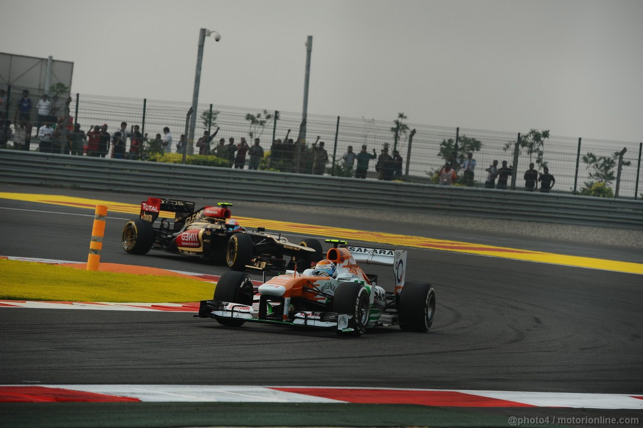 GP INDIA, 27.10.2013- Gara: Adrian Sutil (GER), Sahara Force India F1 Team VJM06 
