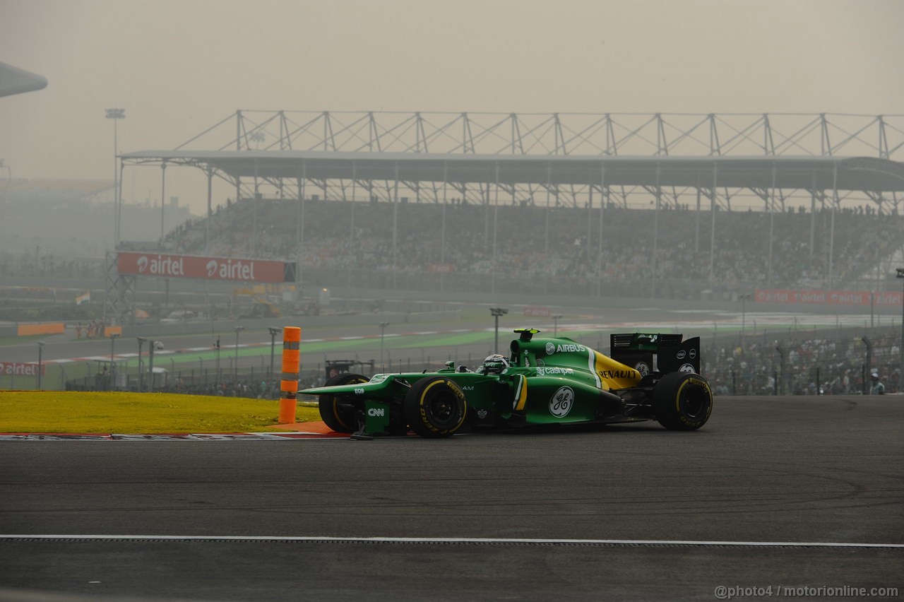 GP INDIA, 27.10.2013- Gara: Giedo Van der Garde (NED), Caterham F1 Team CT03 
